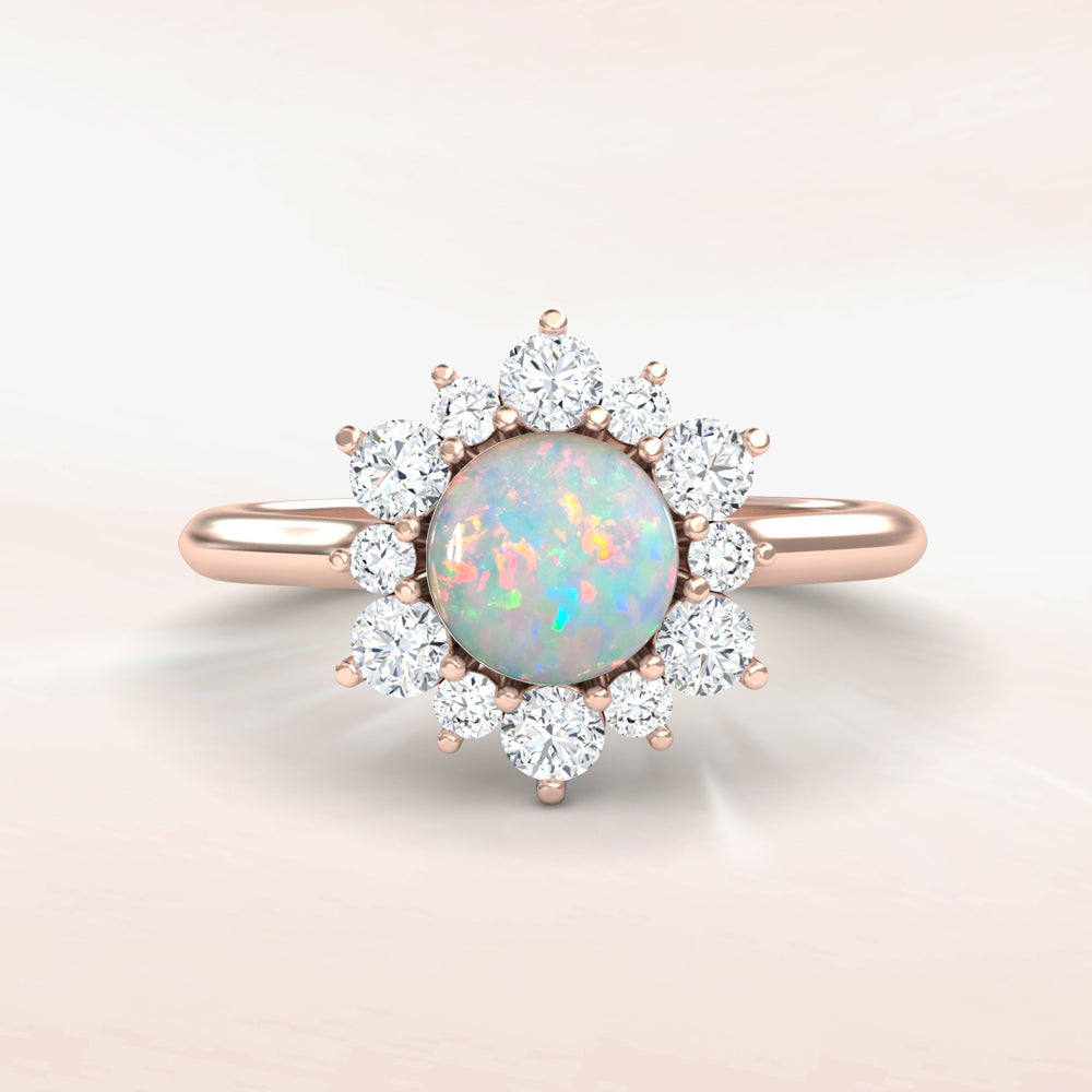 Opal Color Rings Opal